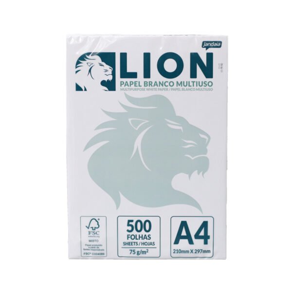 Folha Sulfite A4 Lion 500 Folhas